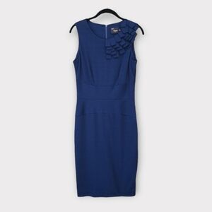 Just... Taylor Dress Women's Size 8 Blue Ruffle Dress